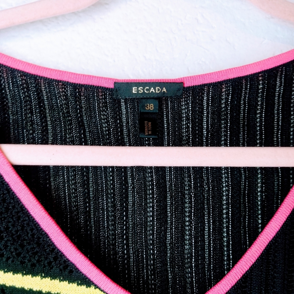 Escada Neon Tank Top Size 38 - Picture 2 of 5